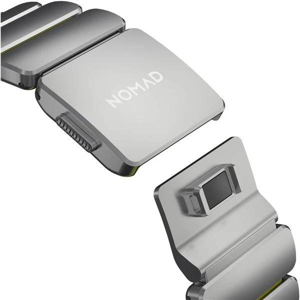 Nomad Stratos Band FKM řemínek Apple Watch 45/46/49mm Natural Titanium/Volt - Řemínky - Obrázek dccc7921a1294ad6a444cc0de4173b7c