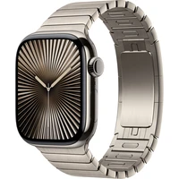 Apple Watch 42/41/40/38mm přírodní článkový tah - Řemínky