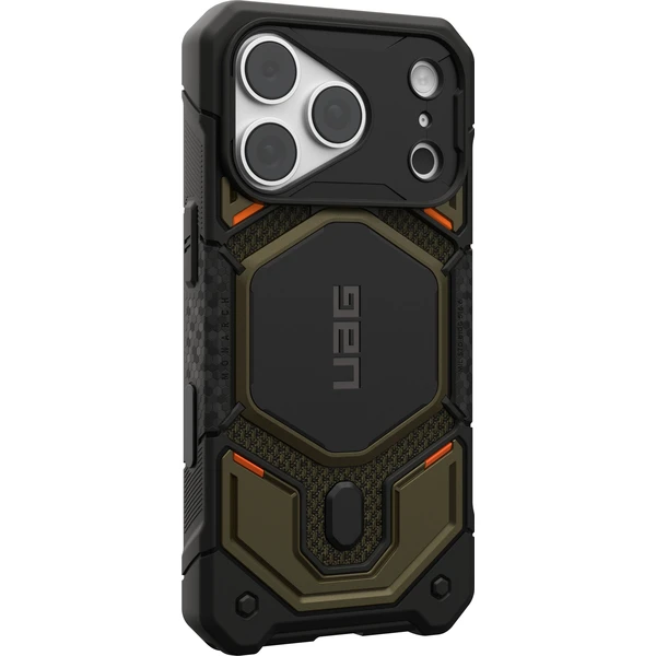 UAG Monarch Pro MagSafe Kevlar kryt iPhone 18 Pro/17 Pro zelený - Pouzdra - Obrázek dcd8fe2a2d0a4f43bf7ee68815cda7ea