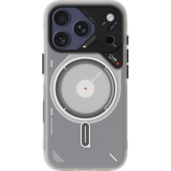 Aulumu A17 Frosted TPU MagSafe kryt iPhone 17 Pro Max Translucent White - Pouzdra - Obrázek dd29d8997ec34cdfafe72c6bfcedee4c