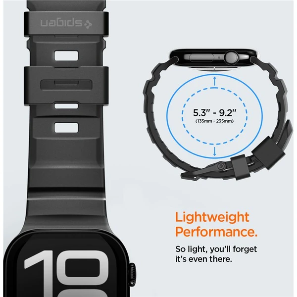 Spigen Silicone Band řemínek Apple Watch 49/46/45/44mm černý - Řemínky - Obrázek dd35fe79e8134ab9ac028d198d61b6cf