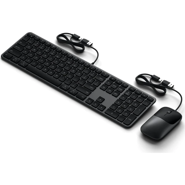 Satechi Slim CLX3 Wired Combo klávesnice a myš (US English) vesmírně černá - Klávesnicové sety - Obrázek dd7776a834a945c19474cd7099143b65