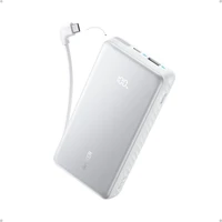 Anker Zolo powerbanka 20000mAh, 22,5W s kabelem USB-C bílá - Powerbanky