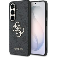 Guess PU 4G Metal Logo kryt Samsung Galaxy S26 šedý - Pouzdra