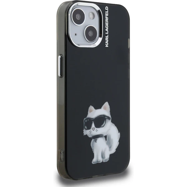 Karl Lagerfeld IML Aquarelle Choupette kryt iPhone 15 černý - Pouzdra - Obrázek dd86c3cd9b8a4ce8af96e689b67ff420