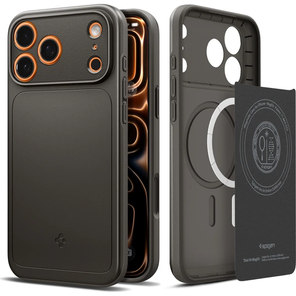 Spigen Thin Fit MagSafe kryt iPhone 18 Pro Max/17 Pro Max gunmetal - Pouzdra - Obrázek ddd21bce004944f7a0fe668a8b6754c1