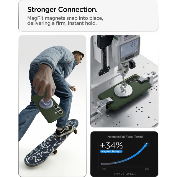 Spigen Nano Pop MagSafe kryt Samsung Galaxy S26 zelený - Pouzdra - Obrázek ddd60ae72c2d41dea66601d3ea75ed7b