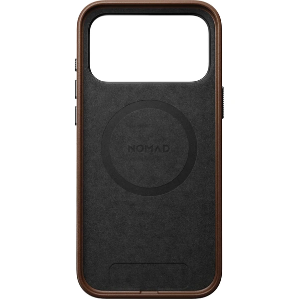 Nomad Traditional Leather MagSafe kožený kryt iPhone 18 Pro Max Brown - Pouzdra - Obrázek ddda1b0b20474a96adf9077fed7dea27