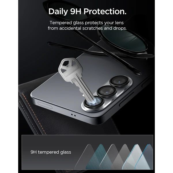Spigen Glass tR EZ Fit Optik Pro HD skla na fotoaparát Samsung Galaxy S26+ černá (2 ks) - Ochranné folie a skla - Obrázek dde6587ad620497d8130c8de5c8288da