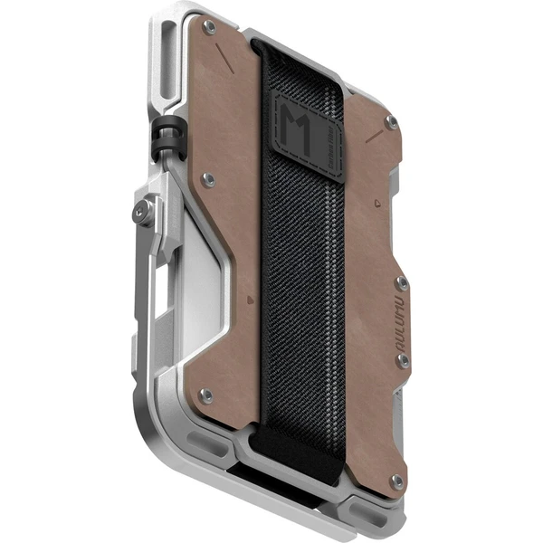 Aulumu G03 Multi-Tool Magnetic Metal Wallet MagSafe peněženka Genuine Leather Cover - Peněženky - Obrázek ddf22c8c86e64248af91875fc3d88e27