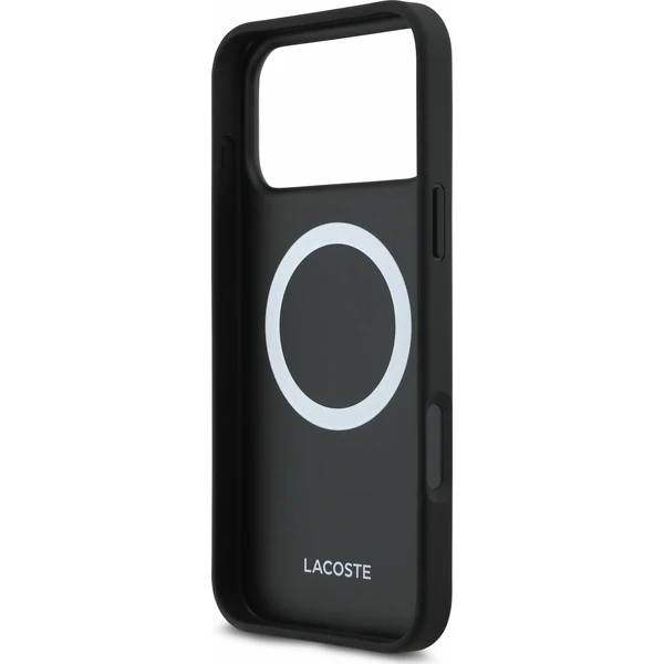 Lacoste PVC Iconic Petit Pique Metal Logo MagSafe kryt iPhone 18 Pro Max černý - Pouzdra - Obrázek ddf51f5aad354986a68be6b05785c0b6
