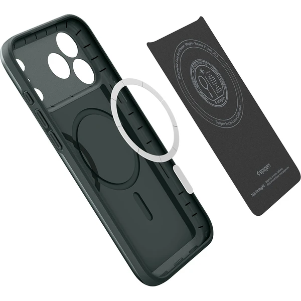 Spigen Thin Fit MagSafe kryt iPhone 18 Pro/17 Pro abyss green - Pouzdra - Obrázek de0defb29a2a4202bd63d053138601cc
