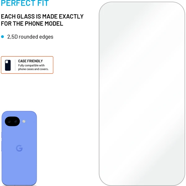 FIXED 2,5D tvrzené sklo Google Pixel 10A, 2ks čiré - Ochranné folie a skla - Obrázek de135bae0c1b4c59a38d4de576982c17