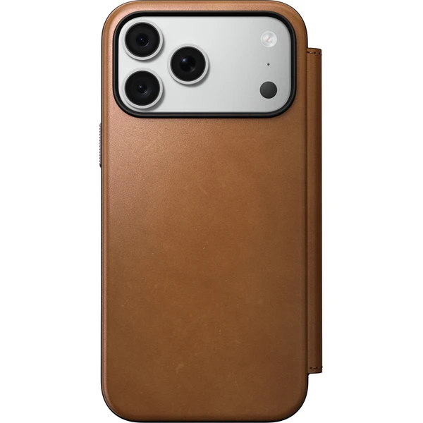 Nomad Modern Leather Folio MagSafe kožené pouzdro iPhone 17 Pro Max/18 Pro Max English Tan - Pouzdra - Obrázek de14308a075e47e2b393dbc67a1c2d7e