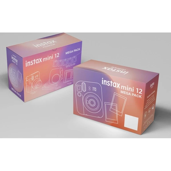 Fujifilm Instax Mini 12 Mega Pack fialový - Fotoaparáty - Obrázek de1957afd8cf4cc2bdd43926e46ff416