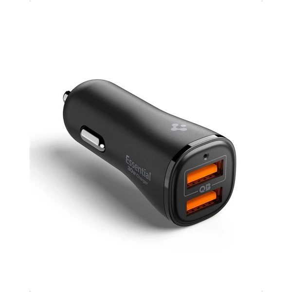 Spigen Essential 30W USB-A nabíječka do auta (EV302) černá - Nabíječky - Obrázek de2ee46bbc834430be5c78c8b26b57dc