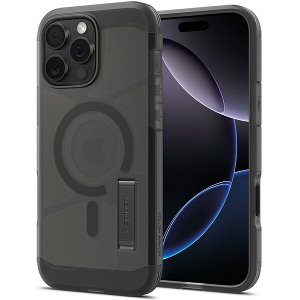 Spigen Tough Armor T MagSafe, frost black - iPhone 16 Pro Max (ACS09070) Černá