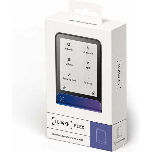 Ledger Flex krypto peněženka (iOS/Android/MacOS/Windows/Linux) Neptune Blue - Krypto peněženky - Obrázek de68de6fdc724a22937c122813dfdb19