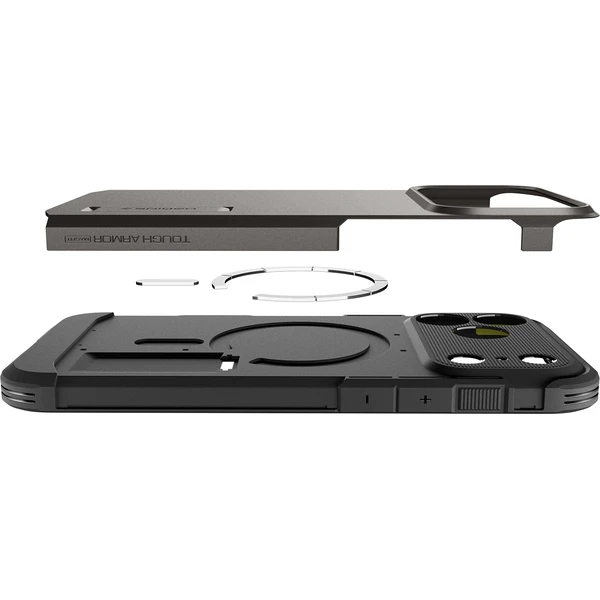 Spigen Tough Armor T MagSafe kryt iPhone 18 Pro/17 Pro gunmetal - Pouzdra - Obrázek de94b1e367474875969bcba40306b3af
