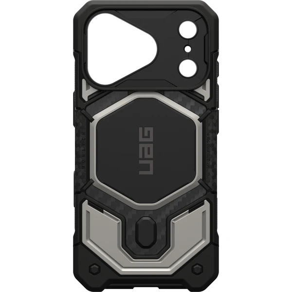 UAG Monarch Pro MagSafe Titanium kryt iPhone 18 Pro/17 Pro stříbrný - Pouzdra - Obrázek de988fa6d9604a91b0c05295134f37f0