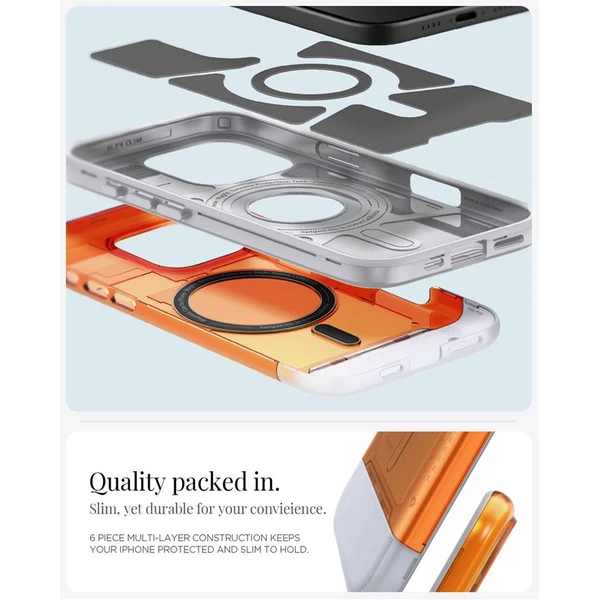 Spigen Classic C1 MagSafe kryt iPhone 16 Pro Max tangerine - Pouzdra - Obrázek deb5646f0538443a9dd30114f514c6ac