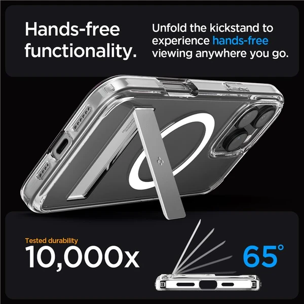 Spigen Ultra Hybrid S MagSafe kryt iPhone 16 Pro Max crystal clear - Pouzdra - Obrázek deccfc4b8b1e49989aa9f35ceb1c2081