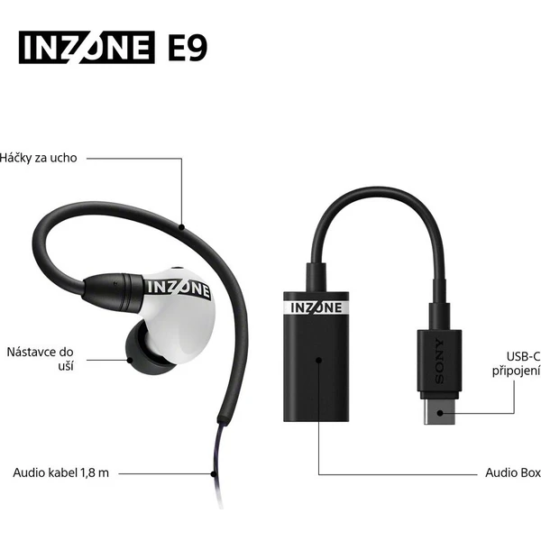 Sony INZONE E9 drátová herní sluchátka bílá (Další) - Sluchátka - Obrázek dee161d8cb084bbc916c5be0d761b695