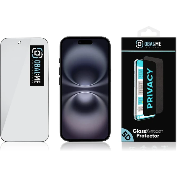 OBAL:ME Privacy 5D tvrzené sklo Apple iPhone Air černé - Ochranné folie a skla - Obrázek dee72aa3e8564505b644def802c5d4d0