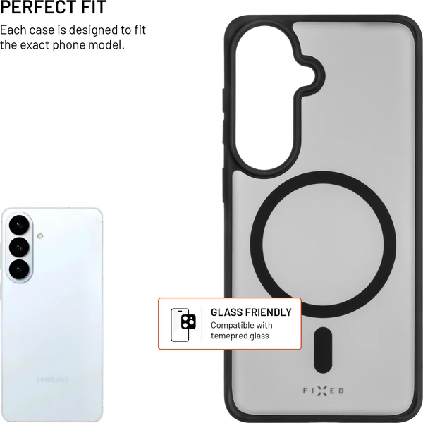 FIXED MagMisty kryt s MagSafe Samsung Galaxy S26 černý - Pouzdra - Obrázek df0fc8e2ef6b40cd945e00e3a89b2a89