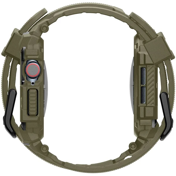 Spigen Rugged Armor Pro řemínek s pouzdrem Apple Watch 10/11 (46mm) zelený - Řemínky - Obrázek df30807f693b4090b475dd921b0fbfb6