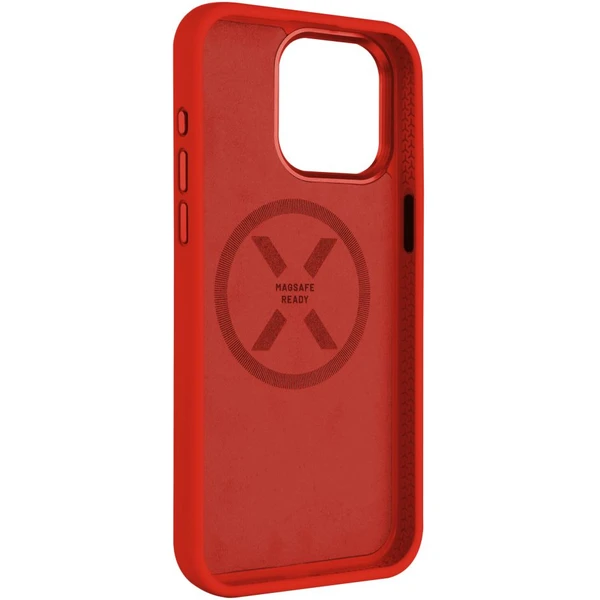 FIXED MagFlow silikonový kryt s MagSafe Apple iPhone 16 Pro červený - Pouzdra - Obrázek df39b7d2a4214b11becd4700e57c0f04