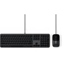 Satechi Slim CLX3 Wired Combo klávesnice a myš (US English) vesmírně černá - Klávesnicové sety