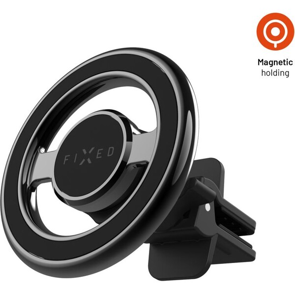 FIXED MagMount Vent magnetický kovový držák do ventilace s podporou MagSafe černý