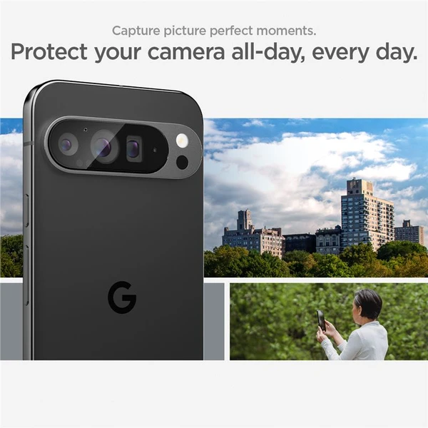 Spigen Glass tR EZ Fit Optik 2 Pack tvrzené sklo na fotoaparát Google Pixel 9 Pro čiré - Ochranné folie a skla - Obrázek df51c5efc44846dbb17abb6ea28487b2