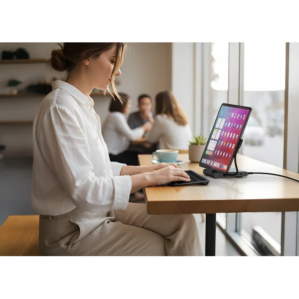 Satechi OntheGo Foldable Stand Hub dokovací stanice pro iPad (100W) vesmírně černá - Dokovací stanice - Obrázek df5a1eac9f2346819043c008c6462233