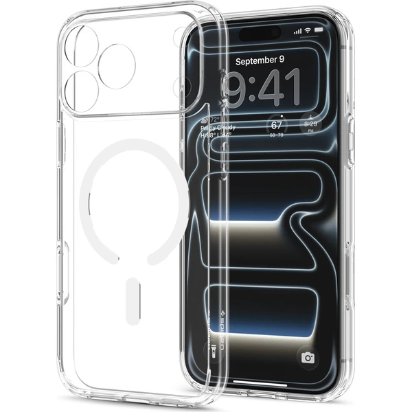 Spigen Ultra Hybrid MagSafe kryt iPhone 18 Pro/17 Pro clear white - Pouzdra - Obrázek df893cbeb9324403ab455acd7ccb088d
