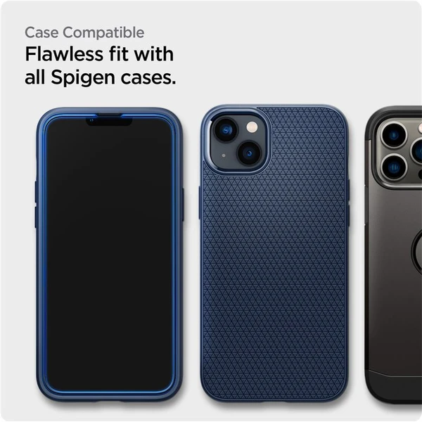 Spigen Glass tR AlignMaster HD tvrzené sklo iPhone 14/13 Pro/13 - Ochranné folie a skla - Obrázek df9aa24892bc42eabe93ae5149c3b682