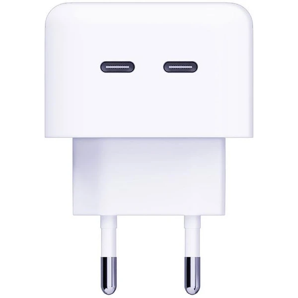3mk Hyper Charger 35W síťová nabíječka, GaN, 2x USB-C (PD) bílá - Nabíječky - Obrázek dfaef971c4954646bd5babe87050cbb3