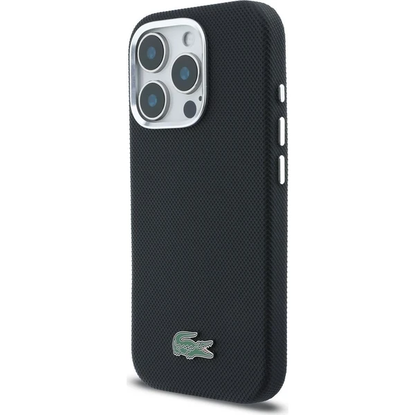 Lacoste PVC Iconic Petit Pique Metal Logo MagSafe kryt iPhone 16 Pro Max černý - Pouzdra - Obrázek dfe2db9e491c4a2dbe11376abb6b29cf
