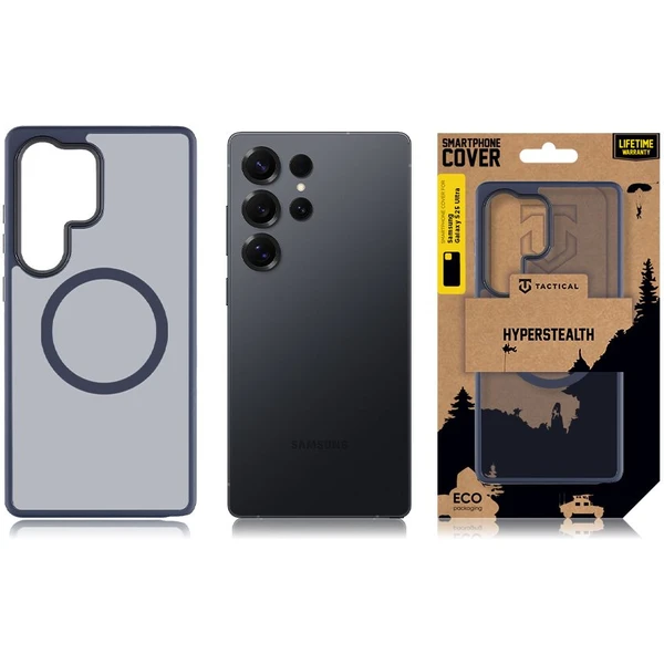 Tactical MagForce Hyperstealth Kryt Samsung Galaxy S25 Ultra Deep Blue - Pouzdra - Obrázek e01e54f5eafc41e38c323ada34cc8b3e
