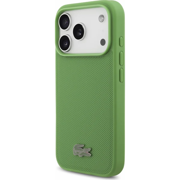 Lacoste PVC Iconic Petit Pique Metal Logo MagSafe kryt iPhone 18 Pro zelený - Pouzdra - Obrázek e045c4ea4e384294817ba09c3170fb8c