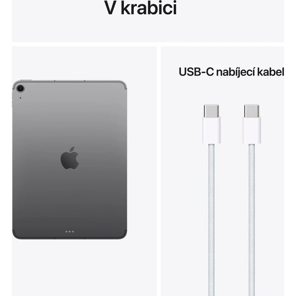 Apple iPad Air 11" 512GB Wi-Fi + Cellular vesmírně šedý (2026) (Další) - Tablety - Obrázek e04f457114cf41fbabc4f8df1d7be84f