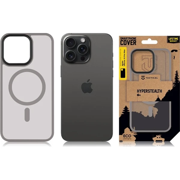 Tactical MagForce Hyperstealth kryt iPhone 15 Pro Max Light Grey - Pouzdra - Obrázek e07ae973afec416e9664b68e96259d6e