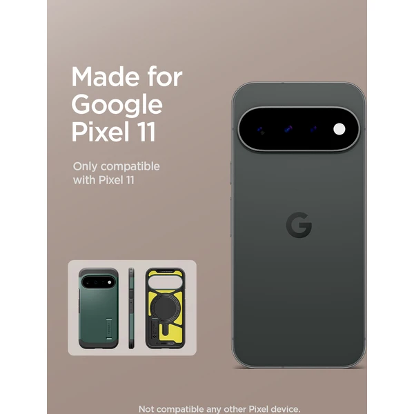Spigen Tough Armor MagSafe kryt Google Pixel 11 abyss green - Pouzdra - Obrázek e07e3e736b684ea9b5660be4df4dc6aa
