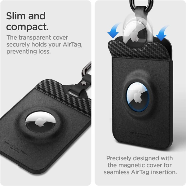 Spigen Tesla Card Holder Air Fit pouzdro pro Tesla Key Card/Air Tag (2 ks) - Pouzdra - Obrázek e092cb75949e425887689ec71c14f454