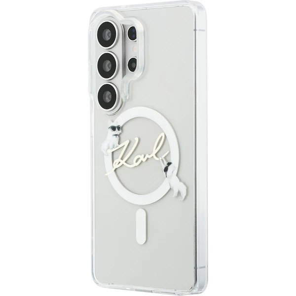 Karl Lagerfeld IML Choupette Karl Script Logo Magnetic kryt Samsung Galaxy S26 Ultra čirý - Pouzdra - Obrázek e0a246c739f14fdab0f19e17c0abb783