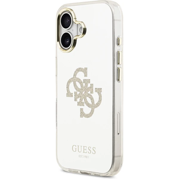 Guess PC/TPU Mirror 4G Glitter Logo MagSafe kryt iPhone 17 zlatý - Pouzdra - Obrázek e0ab9fb5c06d4d96810b5f89d5ea4d61