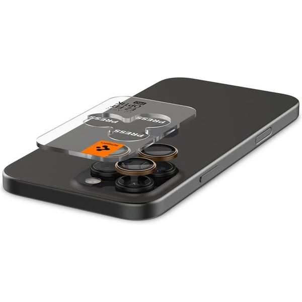 Spigen Glass tR EZ Fit Optik Pro skla iPhone 17-16 Pro/17-16 Pro Max pouštní titan (2 ks) - Ochranné folie a skla - Obrázek e0e15d0d3b8d4817925fc87eda8246e8