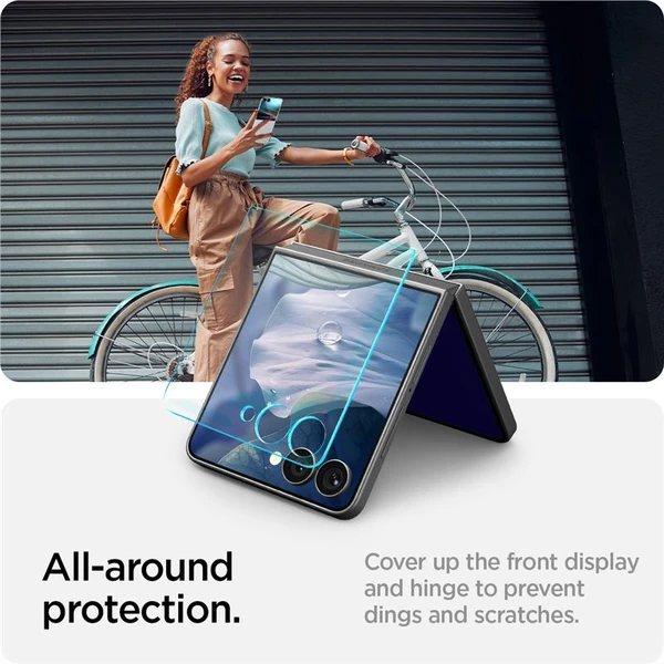 Spigen Glass tR EZ Fit HD sklo Samsung Galaxy Z Flip7 čiré (1 ks) - Ochranné folie a skla - Obrázek e10d6747c5914a098867e365cdfb5fe4
