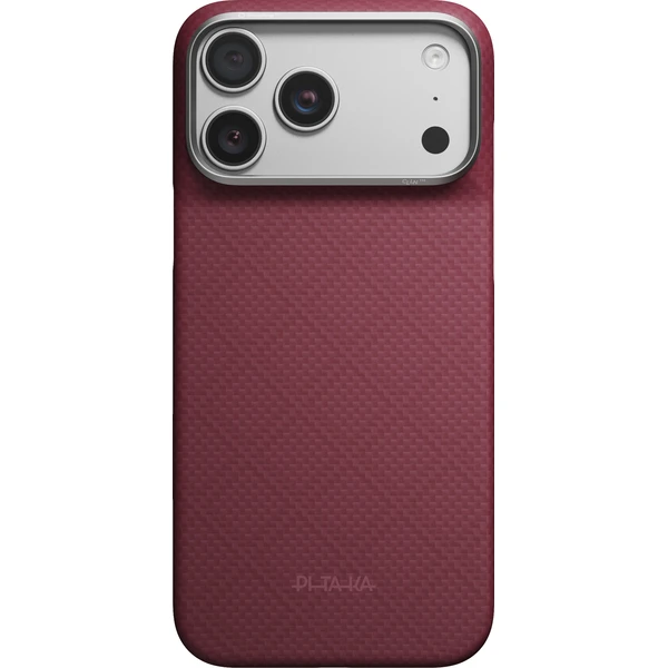 Pitaka Edge Case Argyle MagSafe kryt iPhone 18 Pro Max Burgundy - Pouzdra - Obrázek e11bde1895804255b06c42c4644e4ea8